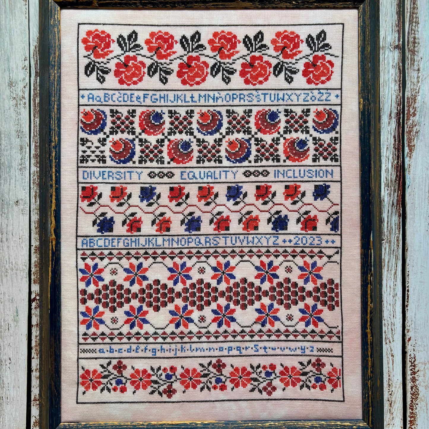 Polish Band Sampler Cross-stitch Chart