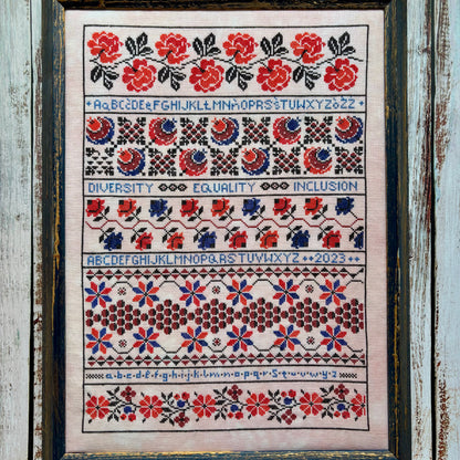 Polish Band Sampler Cross-stitch Chart