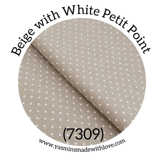 Zweigart 32ct Murano Evenweave – Beige with White Petit Point (7309)