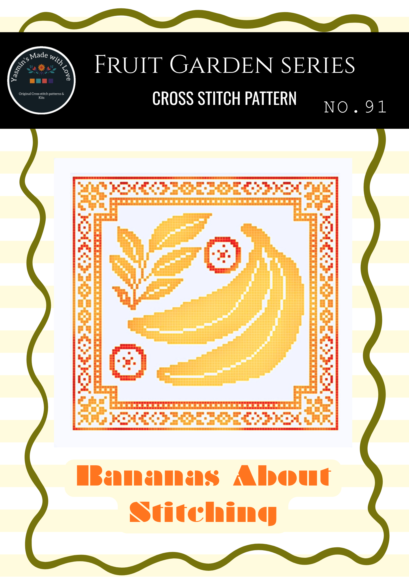 Bananas About Stitching Cross stitch Chart