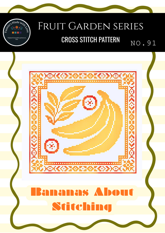 Bananas About Stitching Cross stitch Chart