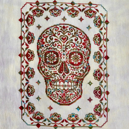 Sugar Skull Cross-stitch Chart