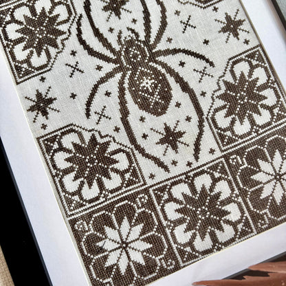 Nature Geometry - Spider Cross-stitch Pattern