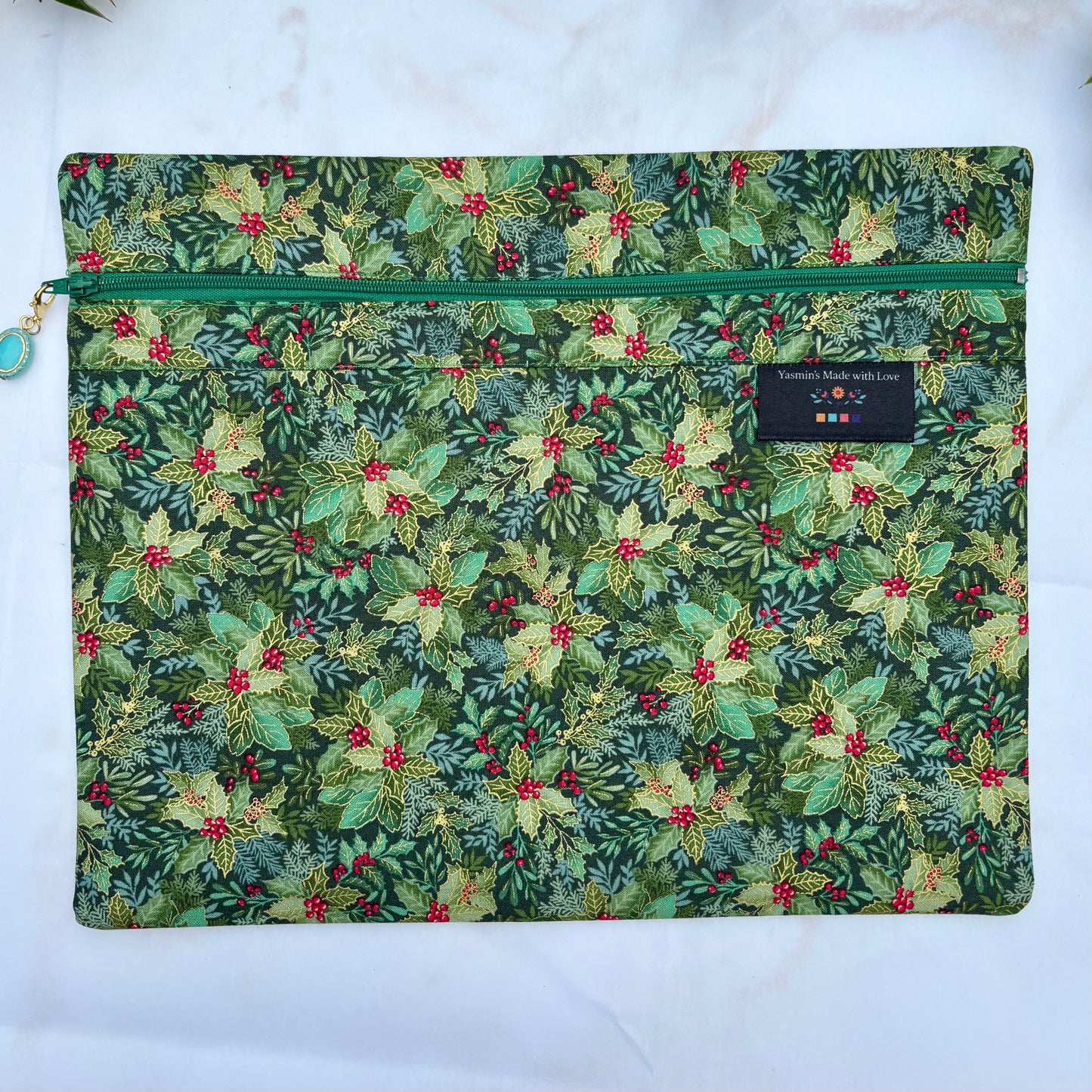 Christmas Project Bag for Cross-stitch & Embroidery