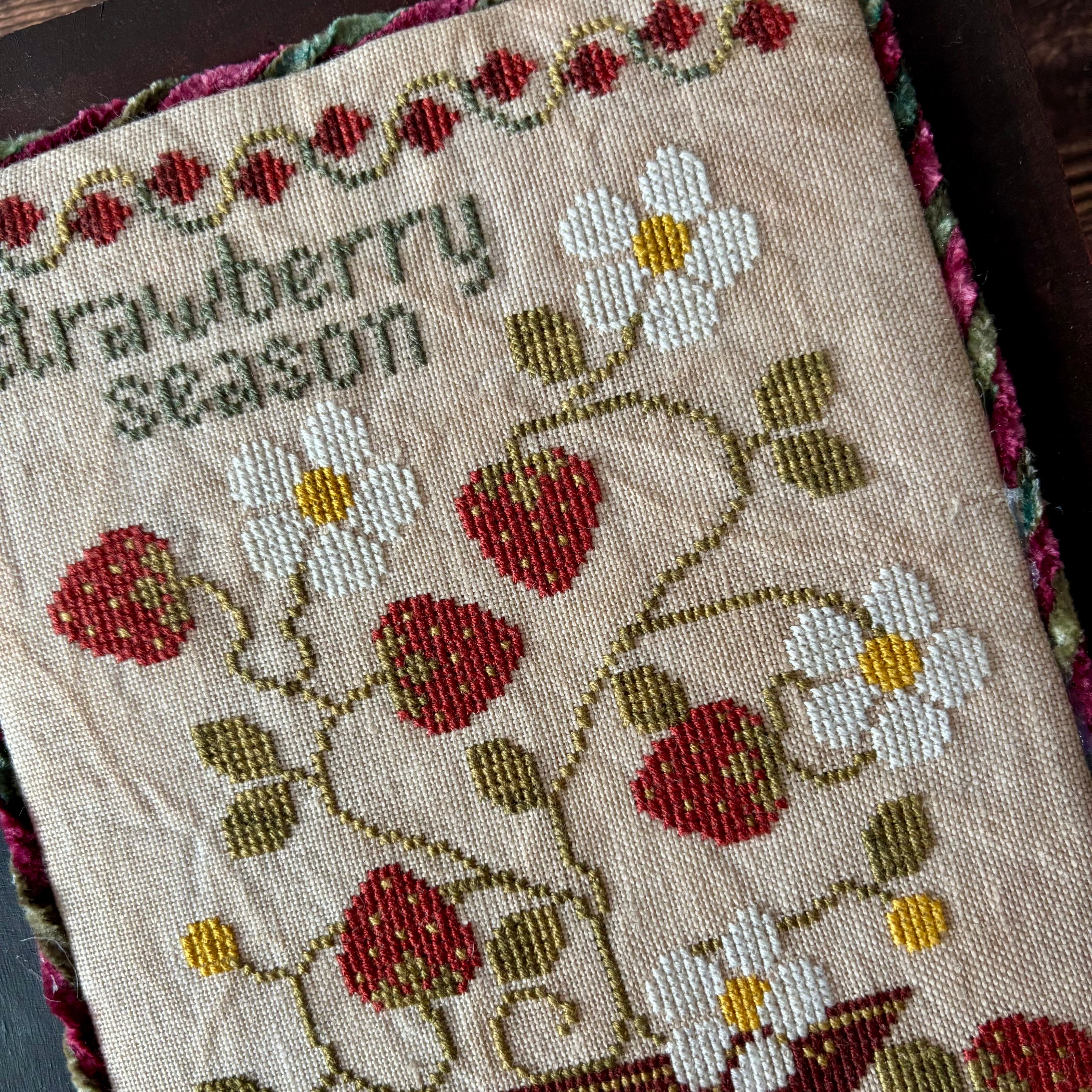 Strawberry Season Cross-Stitch Chart | Printed or PDF – Sweet Folk
