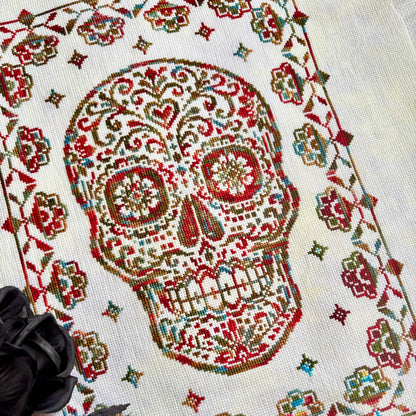 Sugar Skull Cross-stitch Chart