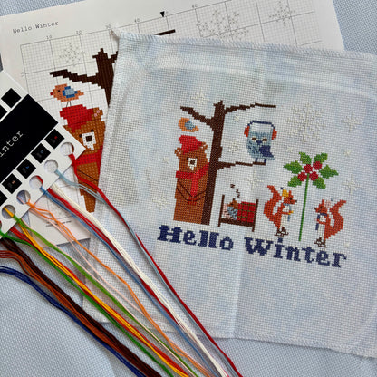 Hello Winter Cross-stitch Kit