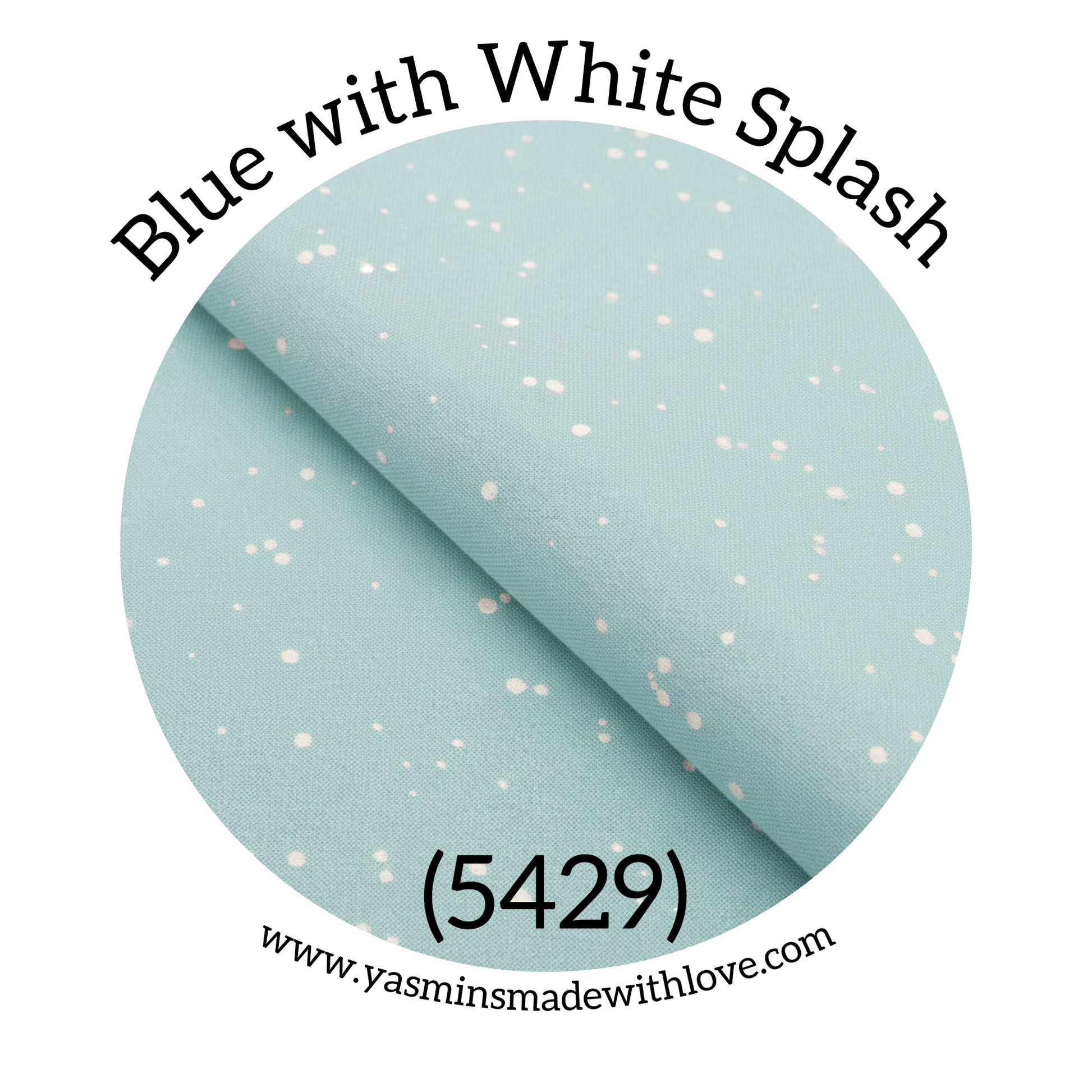 Zweigart 32ct Murano Evenweave – Blue with White Splash (5429)