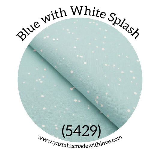 Zweigart 32ct Murano Evenweave – Blue with White Splash (5429)