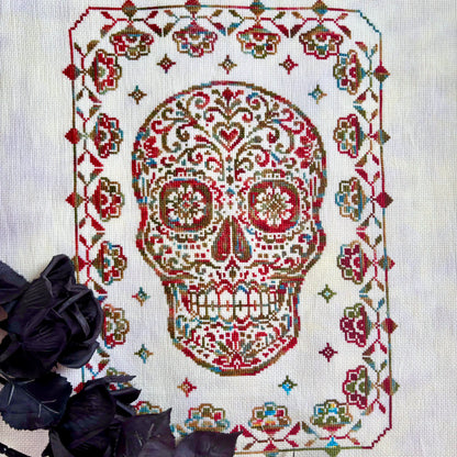 Sugar Skull Cross-stitch Chart