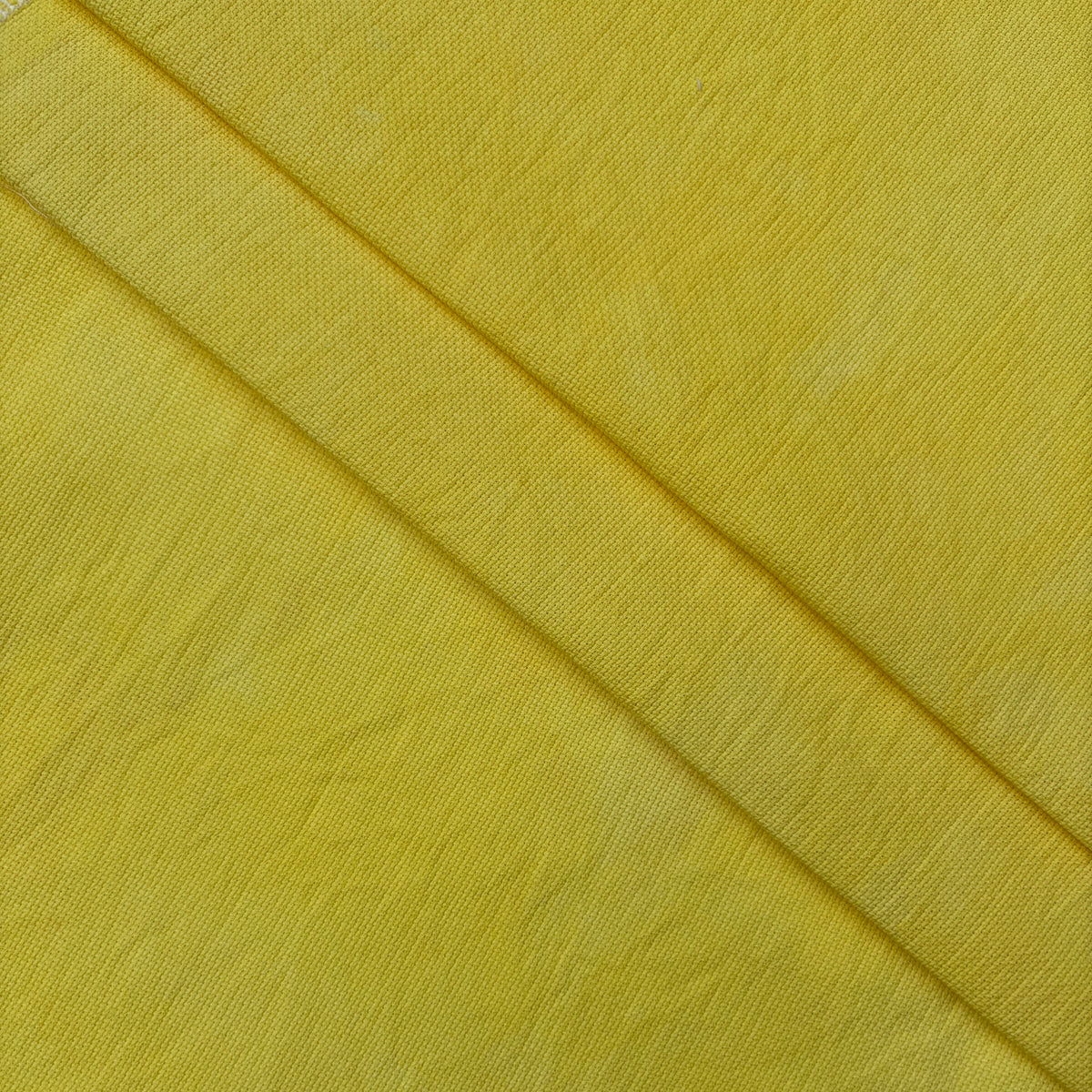 Lemon Yellow Hand-Dyed Fabric