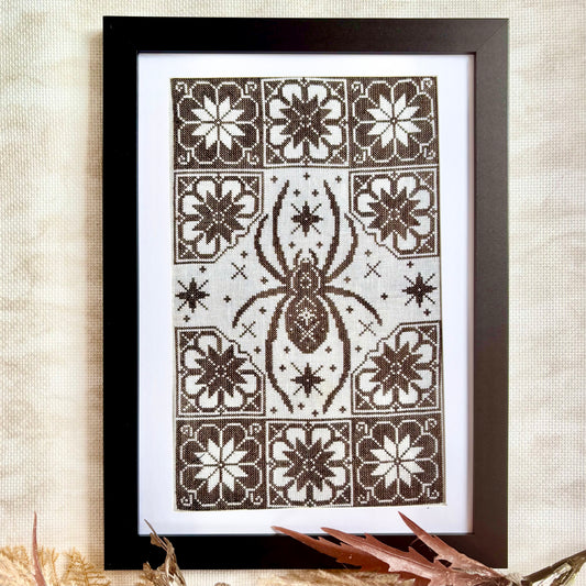 Nature Geometry - Spider Cross-stitch Pattern