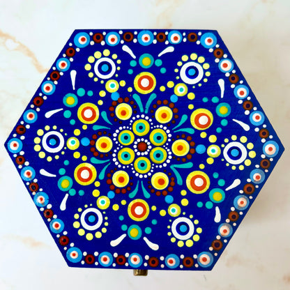 Hand-painted  Sewing Machine Bobbin Case