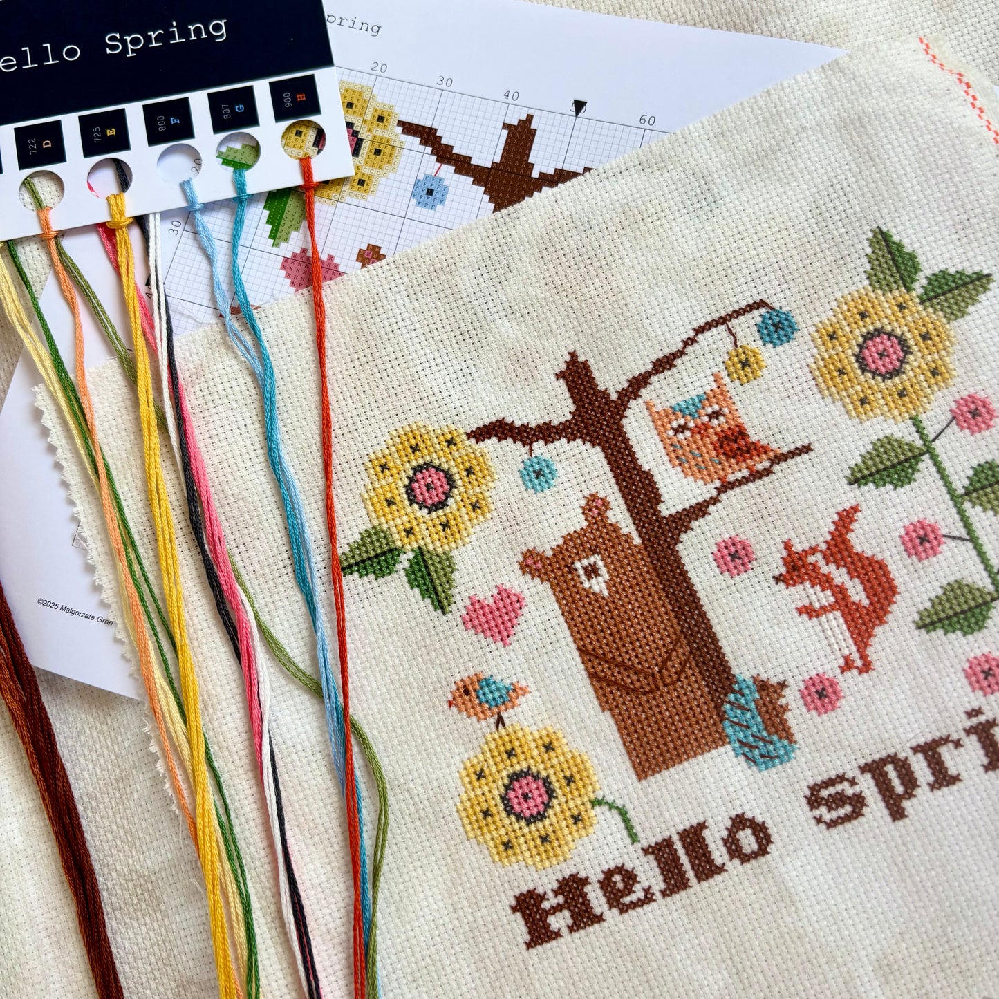 Hello Spring Cross-stitch Kit