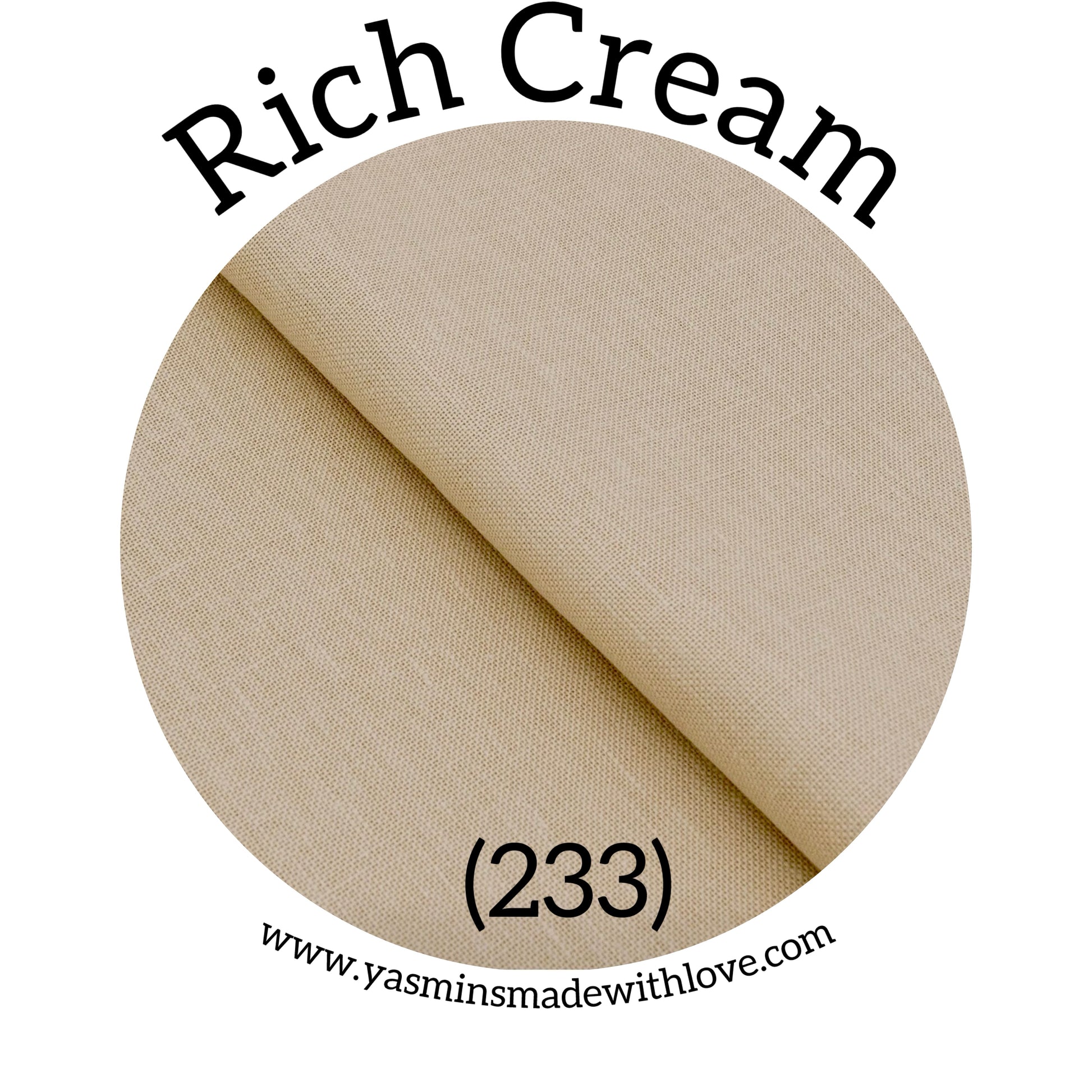 EDINBURGH 36 CT LINEN RICH CREAM (233)