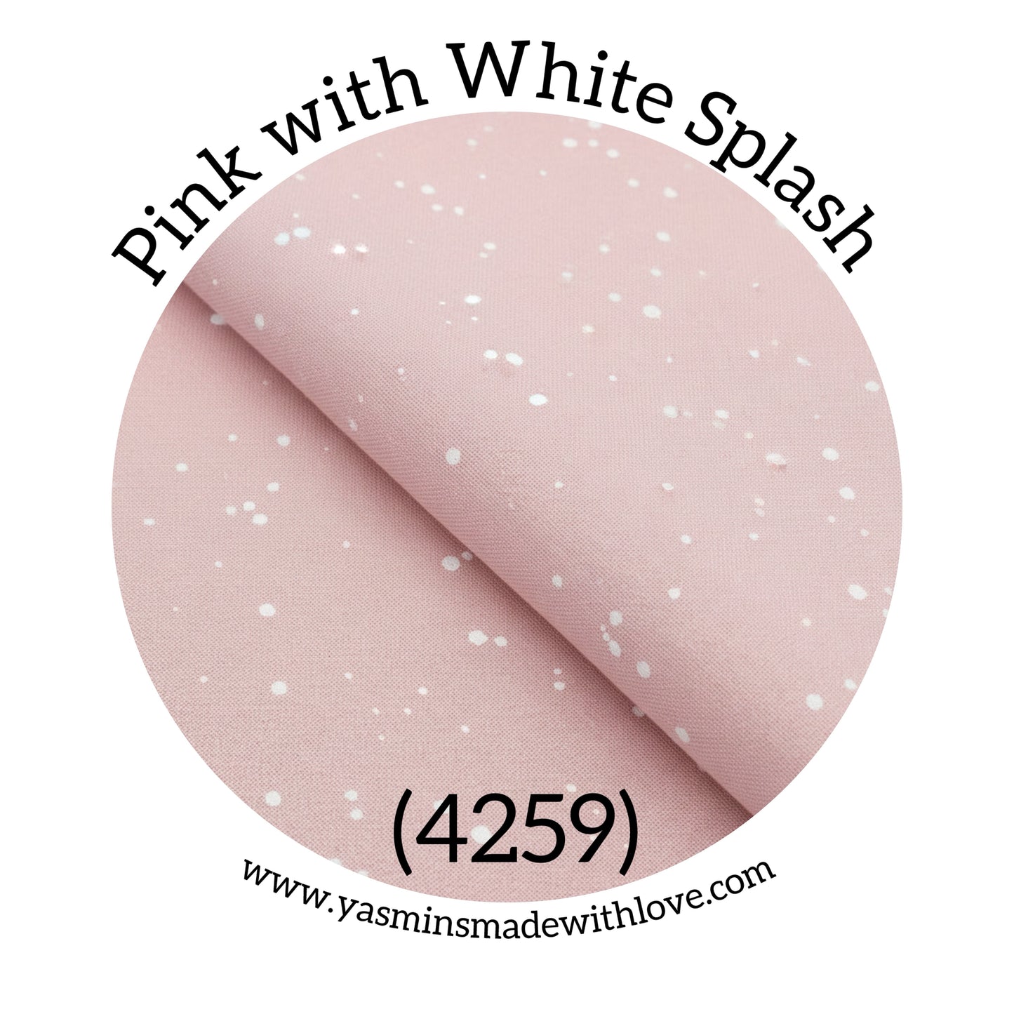 Zweigart 32ct Murano Evenweave – Pink with White Splash (4259)