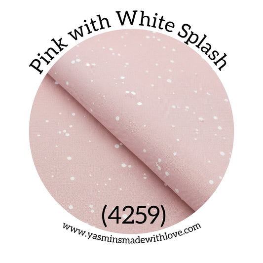 Zweigart 32ct Murano Evenweave – Pink with White Splash (4259)