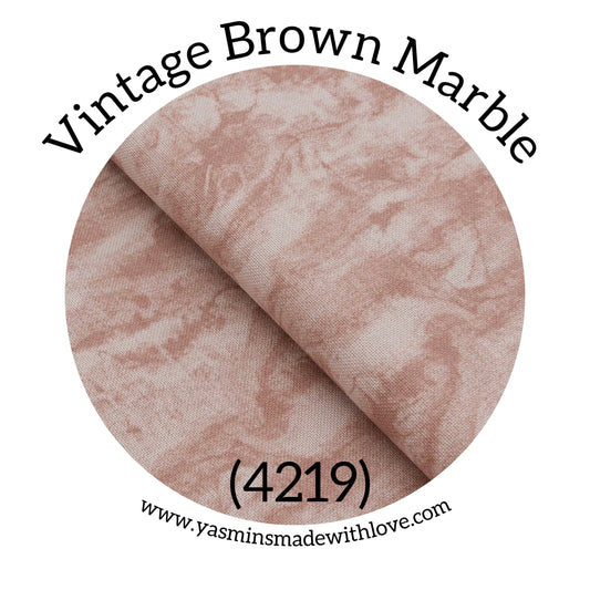 Zweigart 32ct Murano Evenweave – Vintage Brown Marble (3219)