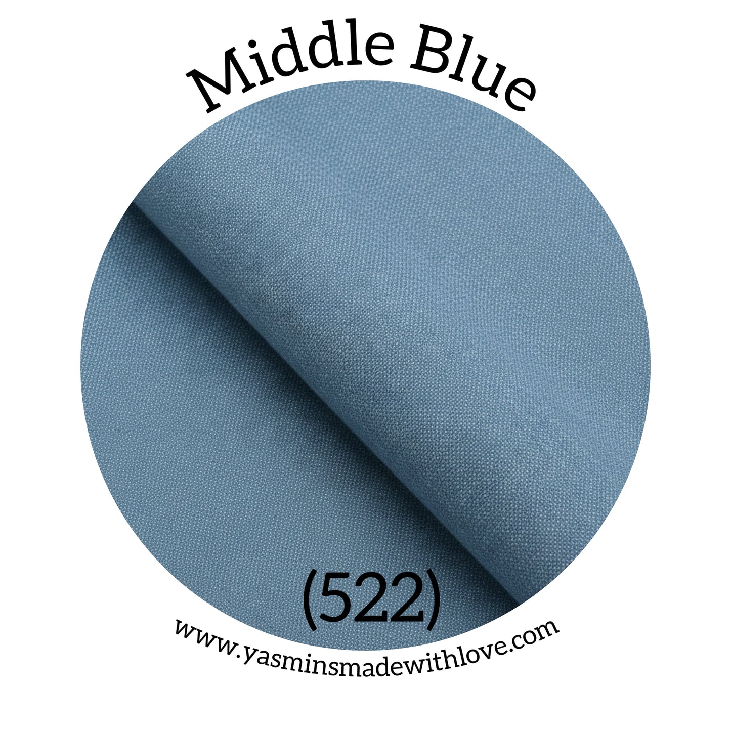 Zweigart 32ct Murano Evenweave – Middle Blue (522)