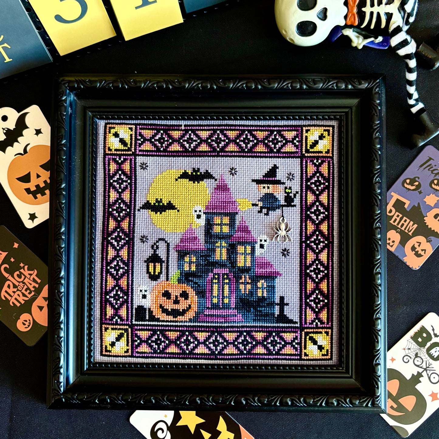 Echoes of the Manor cross stitch design