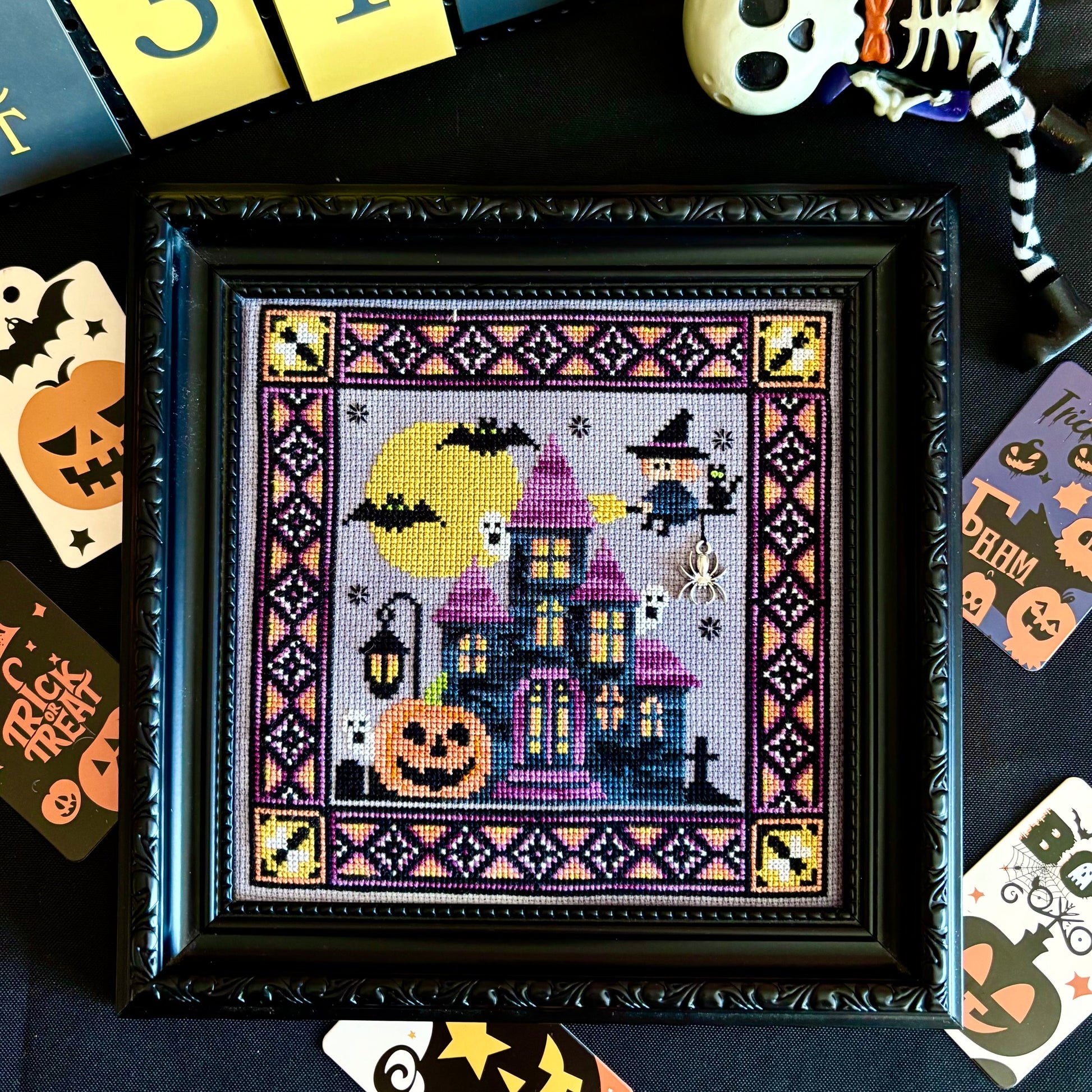Echoes of the Manor cross stitch design