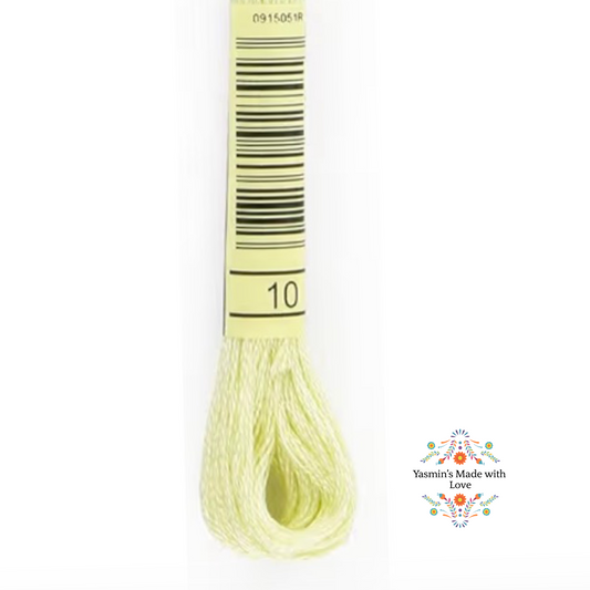 10 DMC Mouliné Standard Cotton