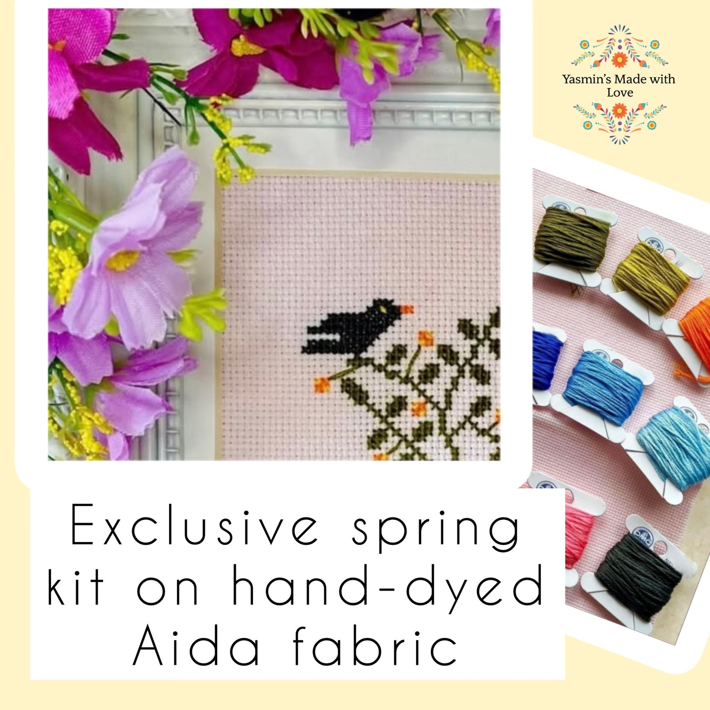 Spring Mystery Box | Quarterly Cross Stitch Subscription Box