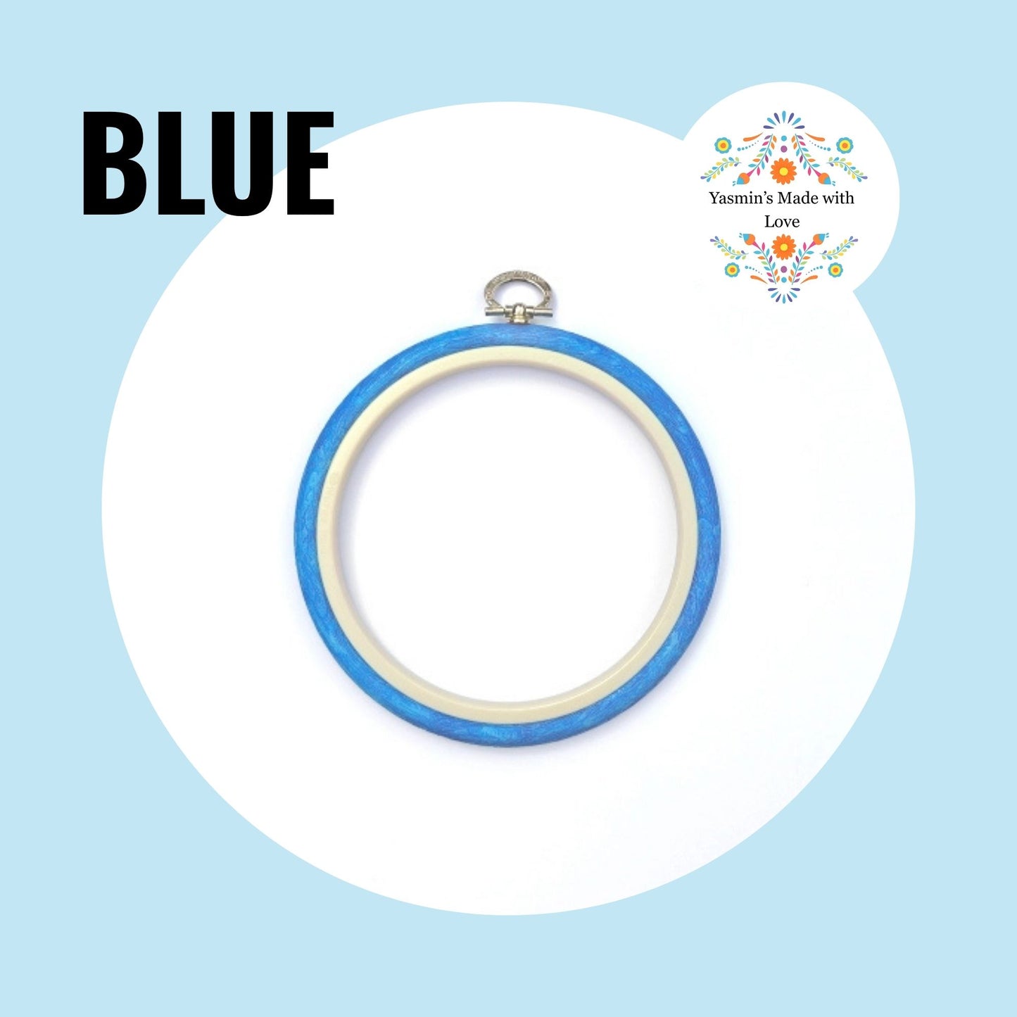 Nurge Flexi Hoops Round No. 5 - 24.5cm (9.6") BLUE