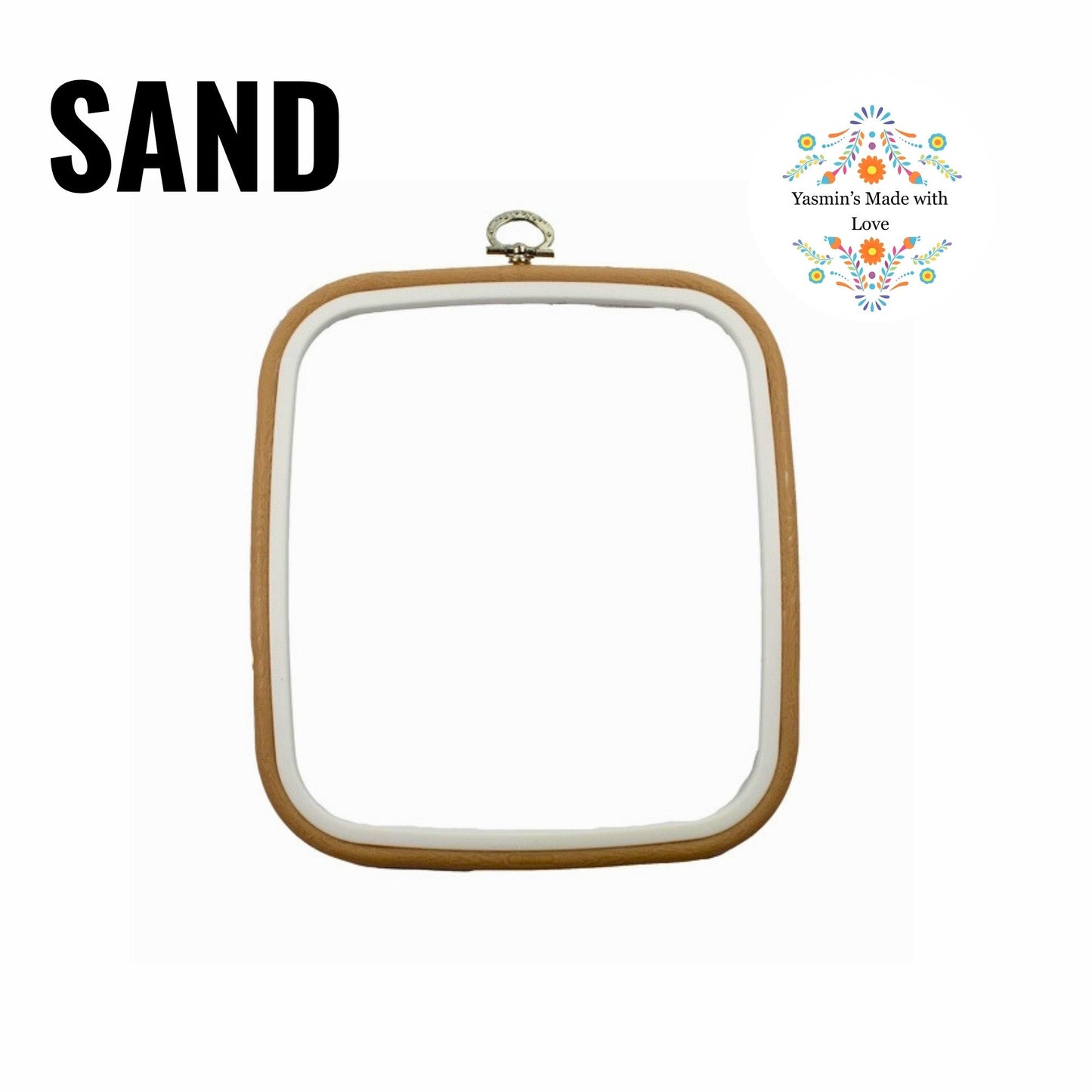Nurge Flexi Hoops Square No. 3 - 230 x 250mm (9" x 10") SAND