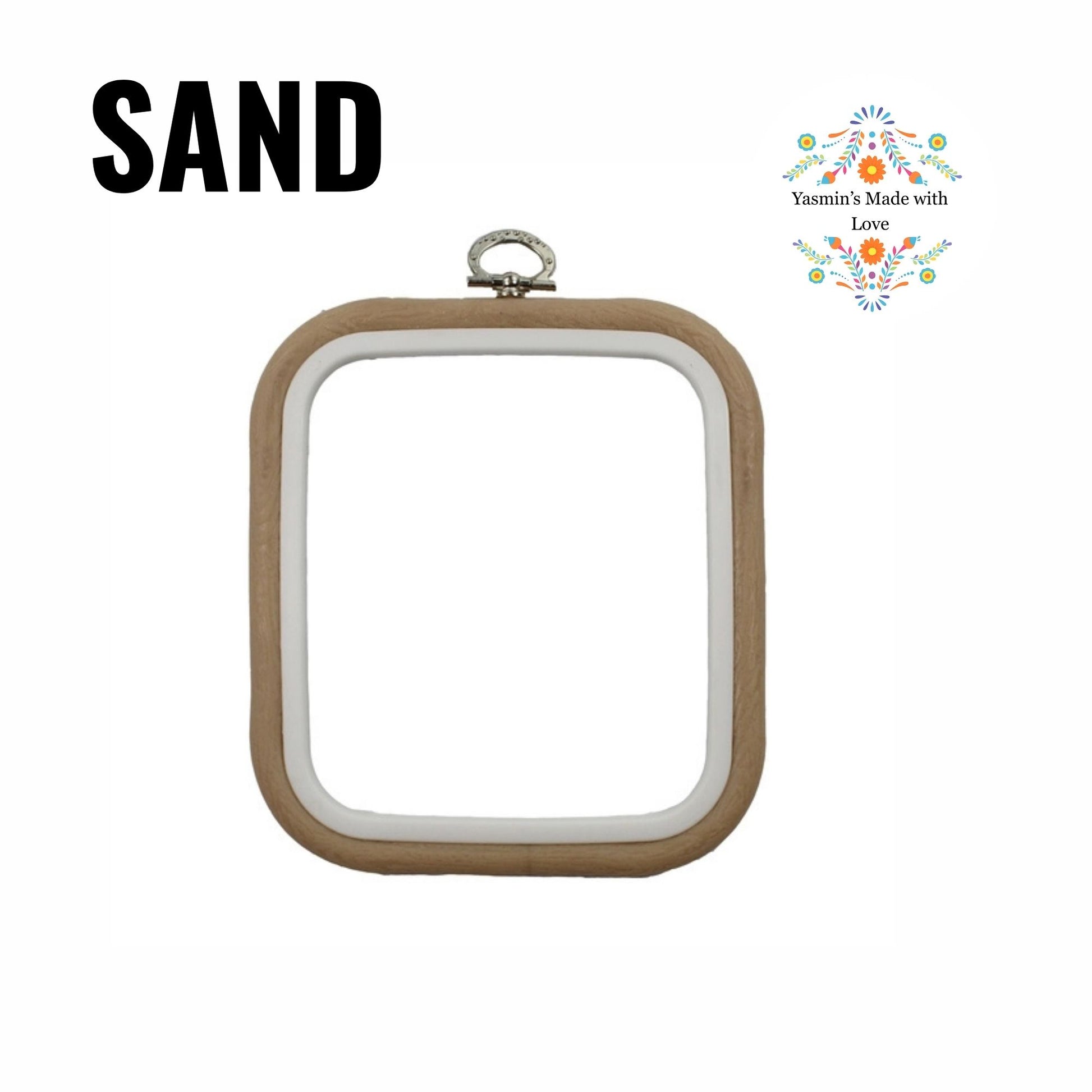 Nurge Flexi Hoops Square No. 1 - 125 x 145mm (5" x 5 3/4") SAND