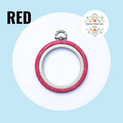 Nurge Flexi Hoops Round No. 5 - 24.5cm (9.6") RED