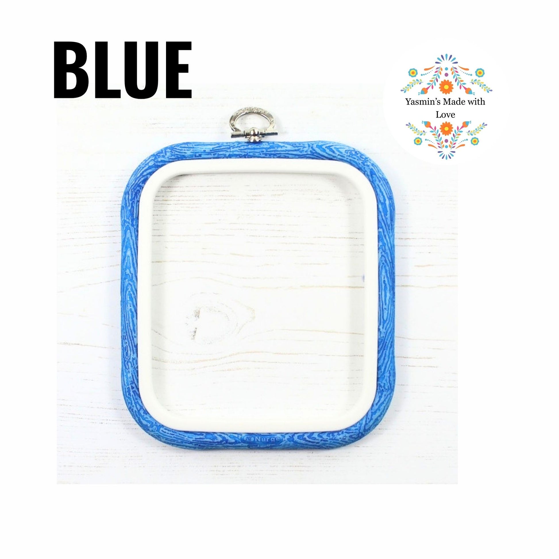 Nurge Flexi Hoops Square No. 1 - 125 x 145mm (5" x 5 3/4") BLUE