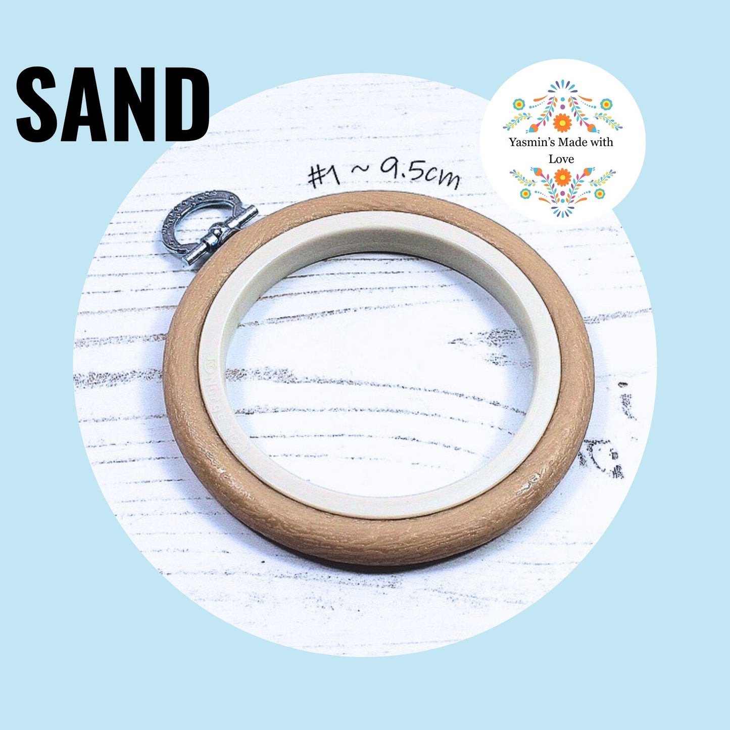 Nurge Flexi Hoops Round No. 1 - 9.5cm (3.74")
