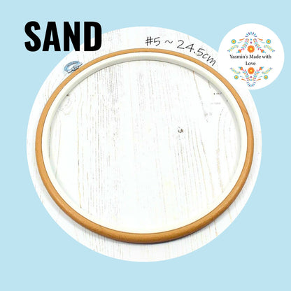 Nurge Flexi Hoops Round No. 5 - 24.5cm (9.6") SAND