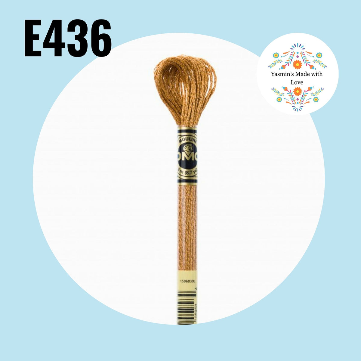 DMC E436 - Golden Oak Light Effects Embroidery Thread