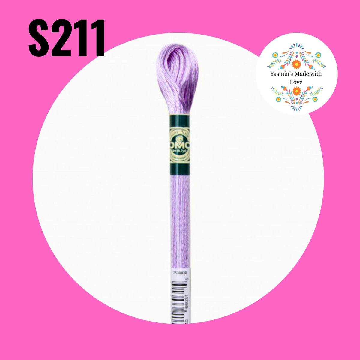DMC S211 - Lavender Light Satin Embroidery Thread