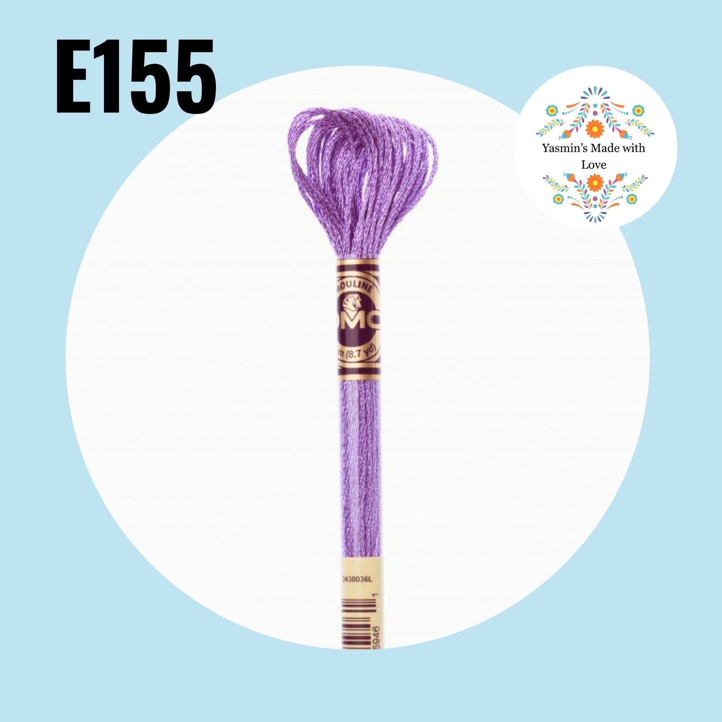 DMC E155 - Amethyst Light Effects Embroidery Thread