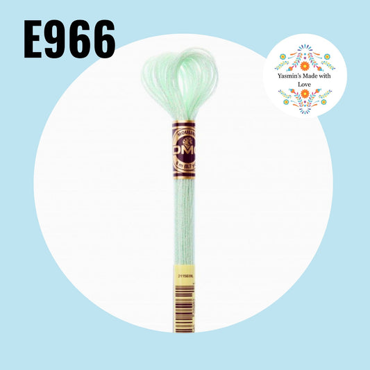 DMC E966 - Lime Light Effects Embroidery Thread