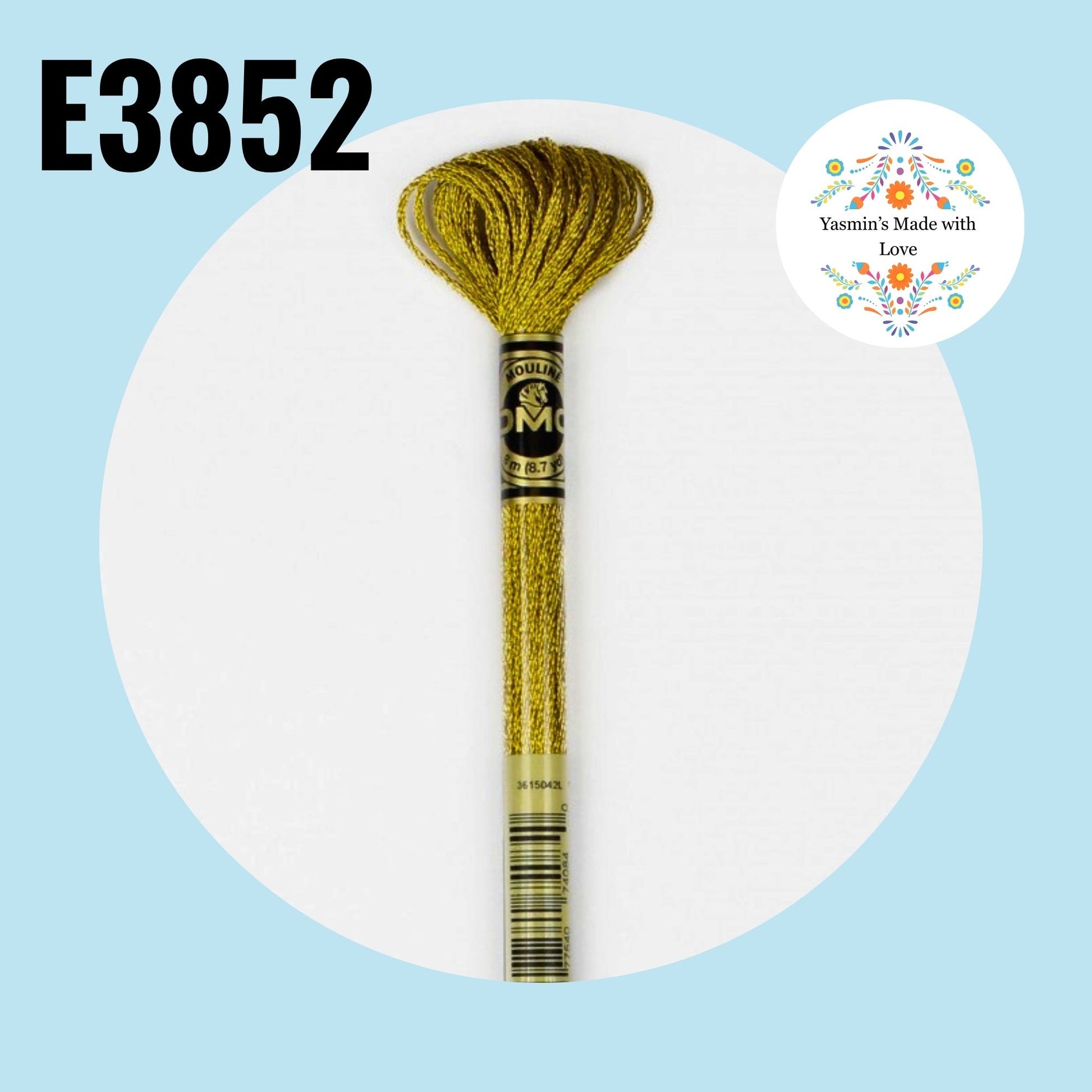 DMC E3852 - Dark Gold Light Effects Embroidery Thread