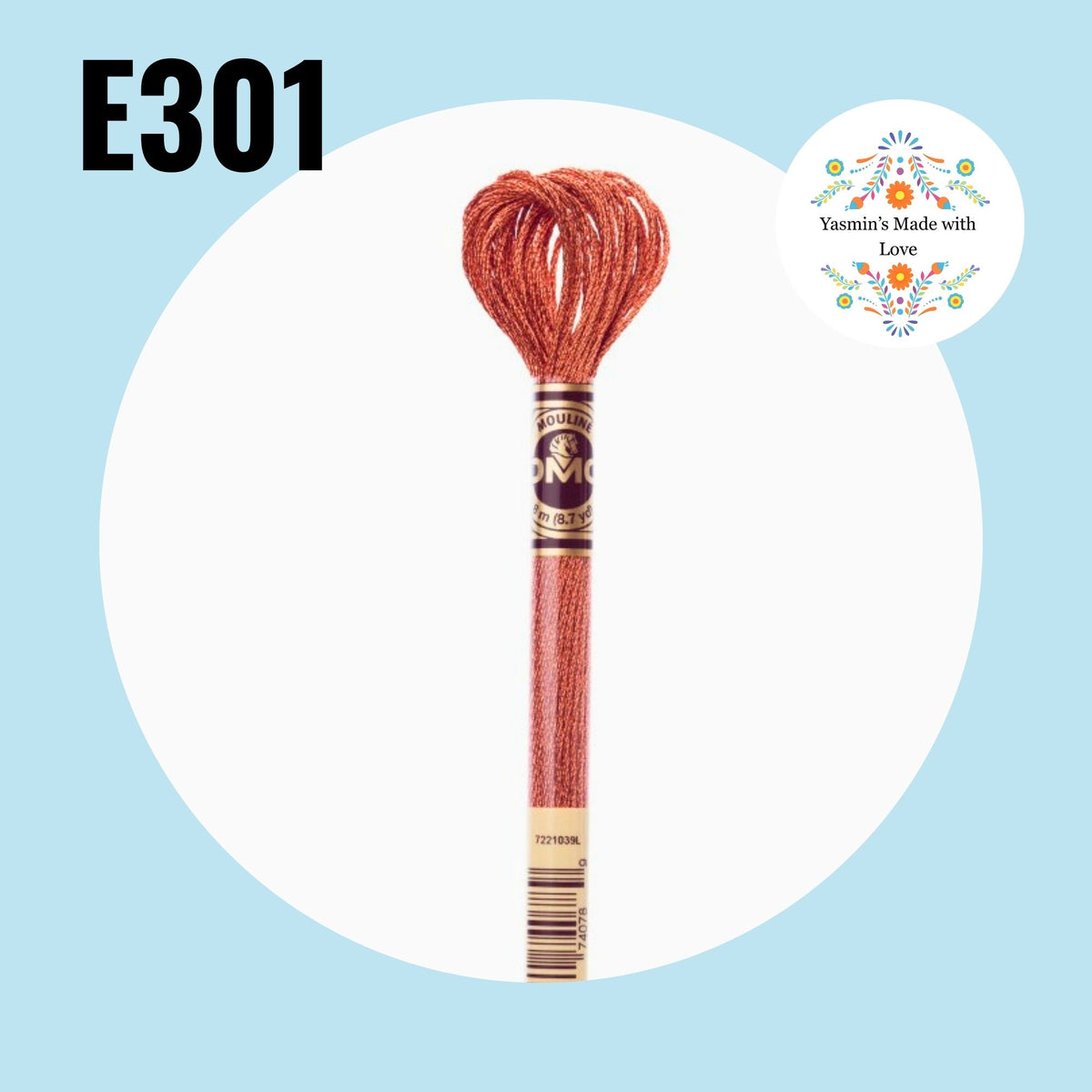 DMC E301 - Copper Light Effects Embroidery Thread