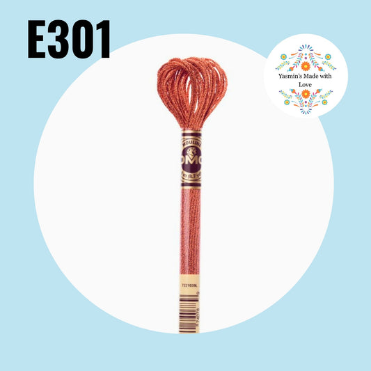 DMC E301 - Copper Light Effects Embroidery Thread