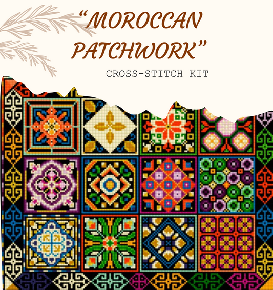 Moroccan Patchwork Cross-stitch Kit