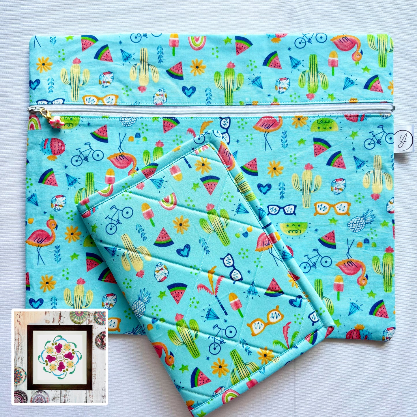 Project Bag for Cross stitch & Embroidery