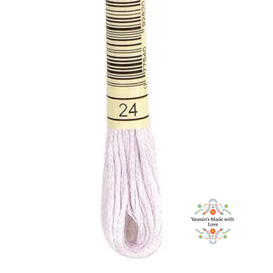24 DMC Mouliné Standard Cotton