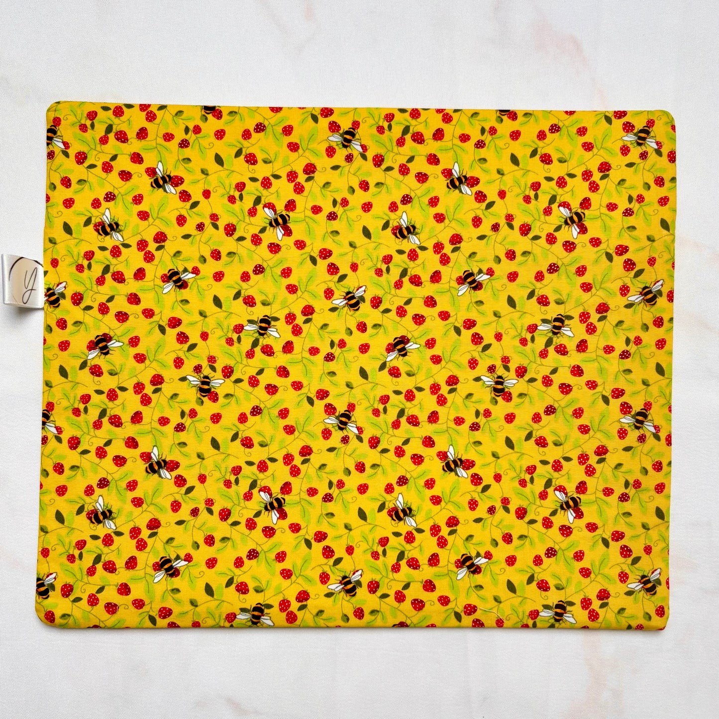 Bees & Strawberries Project Bag
