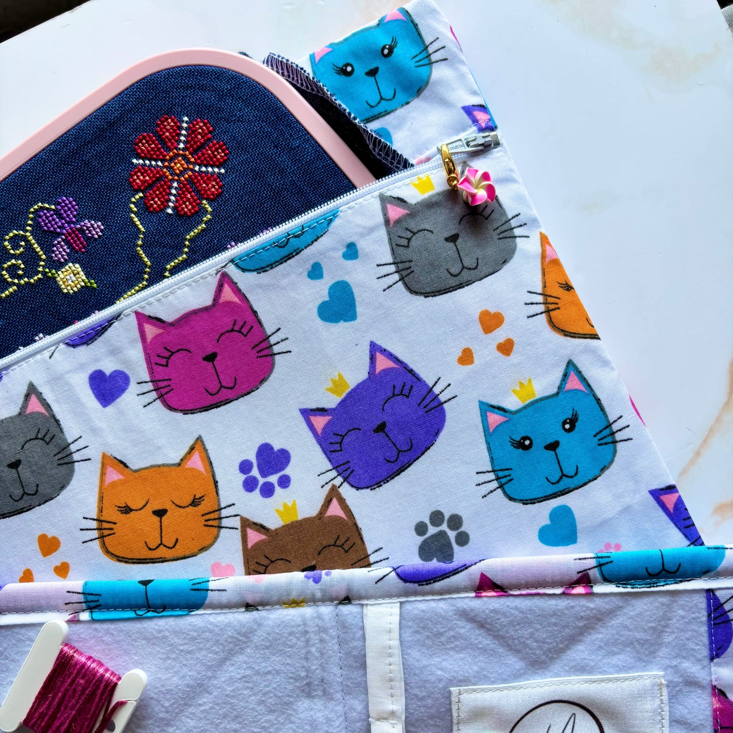 Project Bag for Cross-stich  & Embroidery