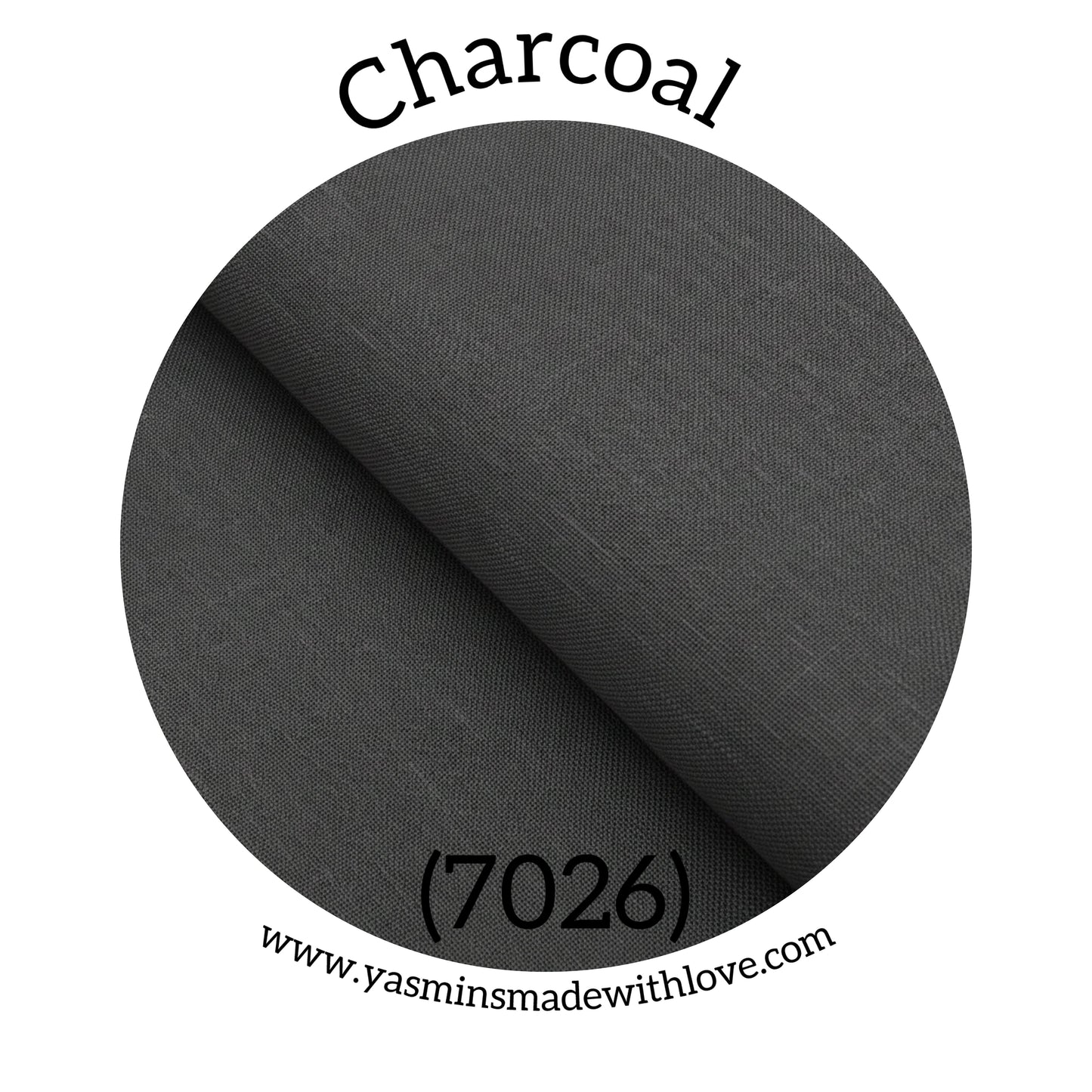 Zweigart 32ct Murano Evenweave – Charcoal (7026)