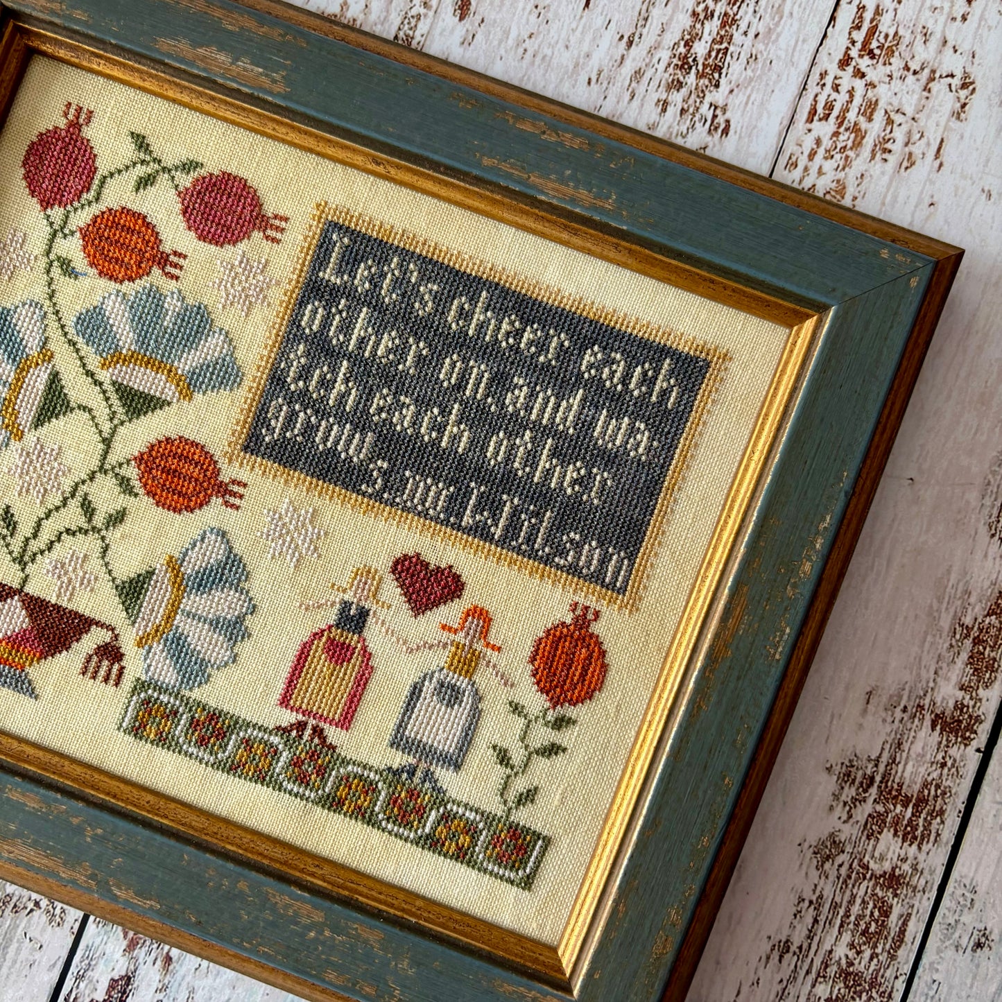 The Growing Friendship Cross-stitch Chart
