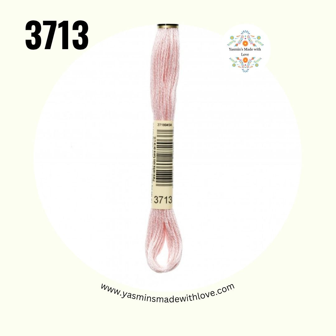 3713 Salmon Very Light – DMC Mouliné Standard Cotton