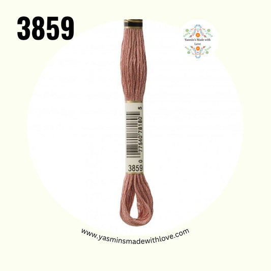 3859 Rosewood Light – DMC Mouliné Standard Cotton